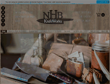 Tablet Screenshot of nhbknifeworks.com
